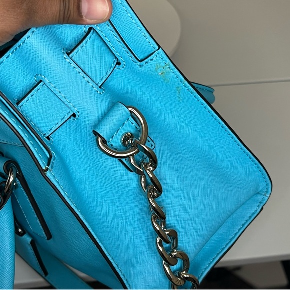 GUC Michael Kors Hamilton in Turquoise Blue - Picture 6 of 8